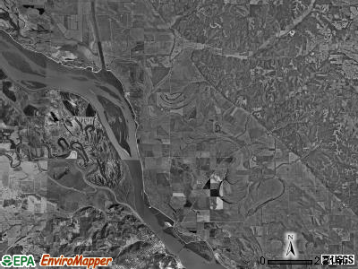 Atlas township, Illinois satellite photo by USGS