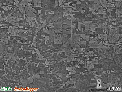 Martinsburg township, Illinois satellite photo by USGS