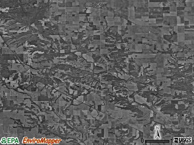 Elbridge township, Illinois satellite photo by USGS
