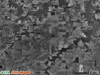 Johnson township, Illinois satellite photo by USGS