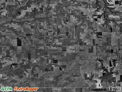 Scottville township, Illinois satellite photo by USGS