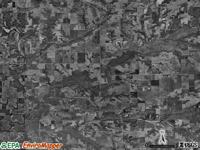 Athensville township, Illinois satellite photo by USGS