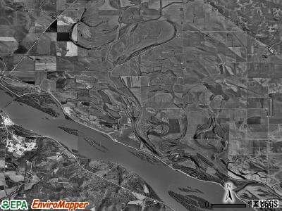Ross township, Illinois satellite photo by USGS