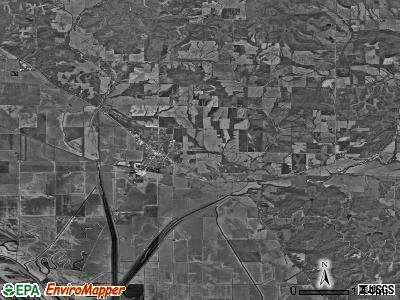 Pleasant Hill township, Illinois satellite photo by USGS