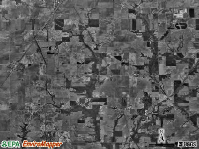 Nilwood township, Illinois satellite photo by USGS