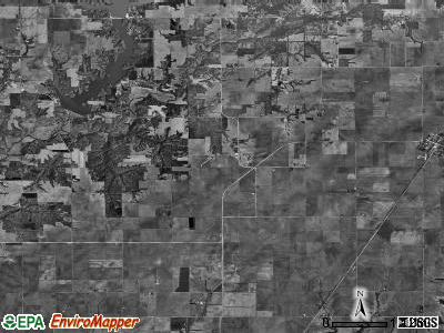 South Otter township, Illinois satellite photo by USGS