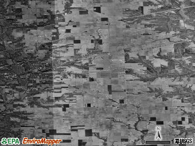 Martinsville township, Illinois satellite photo by USGS