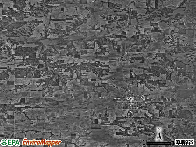 Carrollton township, Illinois satellite photo by USGS