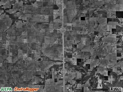 Zanesville township, Illinois satellite photo by USGS