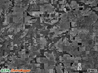 Shaws Point township, Illinois satellite photo by USGS