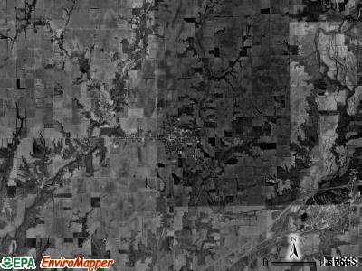 Sumpter township, Illinois satellite photo by USGS