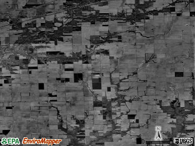 Crooked Creek township, Illinois satellite photo by USGS