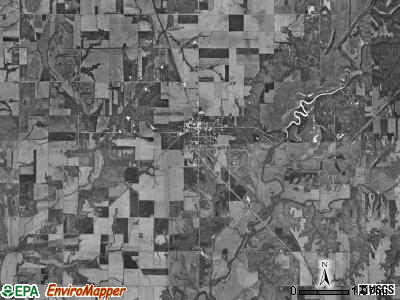 Dry Point township, Illinois satellite photo by USGS