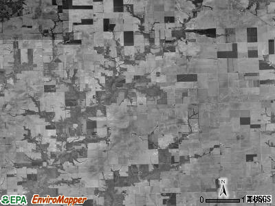 Orange township, Illinois satellite photo by USGS