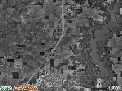 North Litchfield township, Illinois satellite photo by USGS