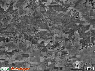 Brushy Mound township, Illinois satellite photo by USGS