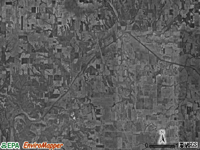 Kane township, Illinois satellite photo by USGS