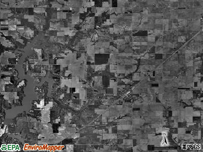 Irving township, Illinois satellite photo by USGS