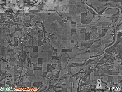 York township, Illinois satellite photo by USGS