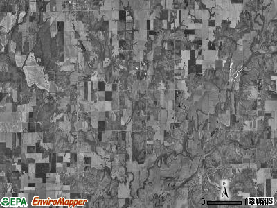 Bowling Green township, Illinois satellite photo by USGS