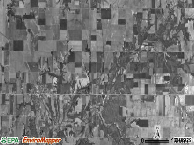 Liberty township, Illinois satellite photo by USGS