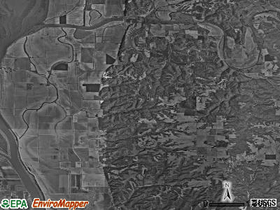 Richwood township, Illinois satellite photo by USGS