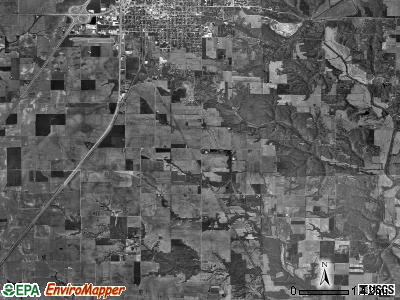 South Litchfield township, Illinois satellite photo by USGS