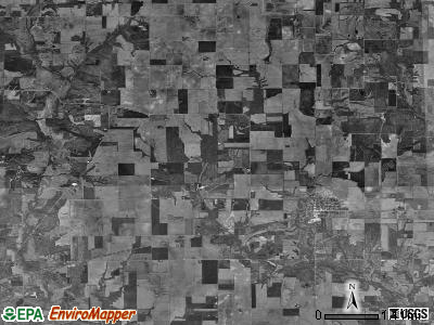 Fillmore township, Illinois satellite photo by USGS
