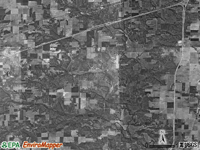 Jackson township, Illinois satellite photo by USGS