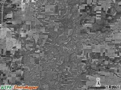 Watson township, Illinois satellite photo by USGS