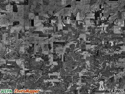 Brighton township, Illinois satellite photo by USGS