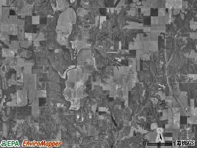 Grisham township, Illinois satellite photo by USGS