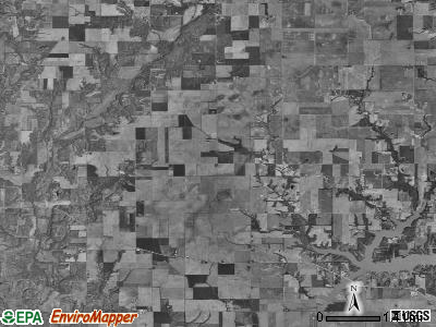 Shafter township, Illinois satellite photo by USGS