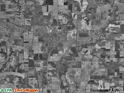 Sharon township, Illinois satellite photo by USGS