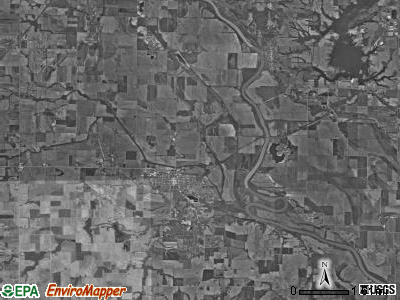 Lamotte township, Illinois satellite photo by USGS