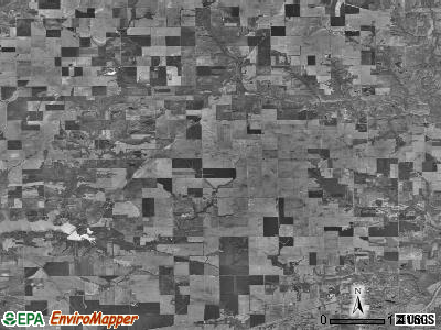 Mulberry Grove township, Illinois satellite photo by USGS