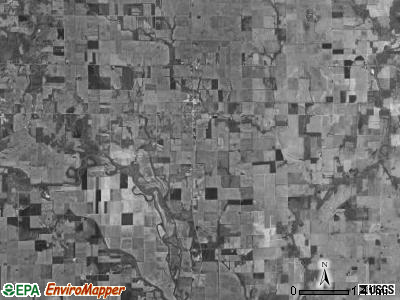 Willow Hill township, Illinois satellite photo by USGS