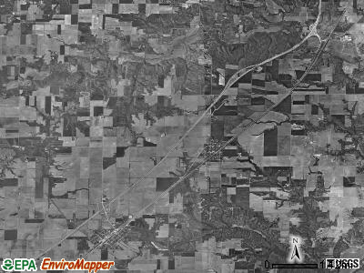 Mason township, Illinois satellite photo by USGS
