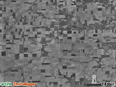 West township, Illinois satellite photo by USGS