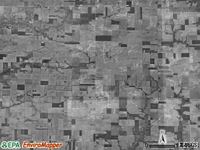 Lucas township, Illinois satellite photo by USGS