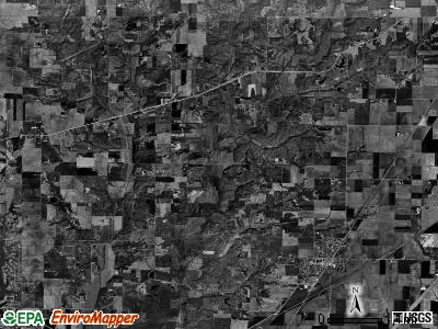 Omphghent township, Illinois satellite photo by USGS