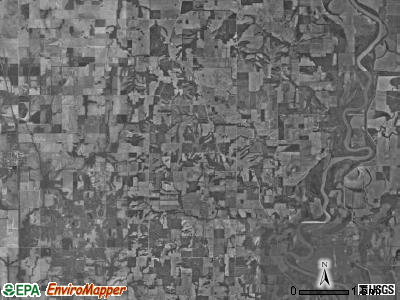 Montgomery township, Illinois satellite photo by USGS