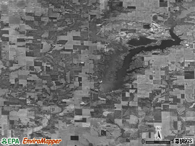 South Muddy township, Illinois satellite photo by USGS