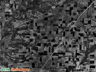 Hamel township, Illinois satellite photo by USGS