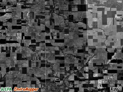 Leef township, Illinois satellite photo by USGS