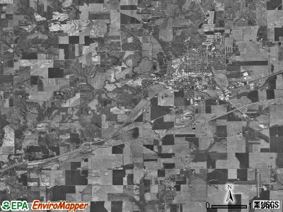 Central township, Illinois satellite photo by USGS