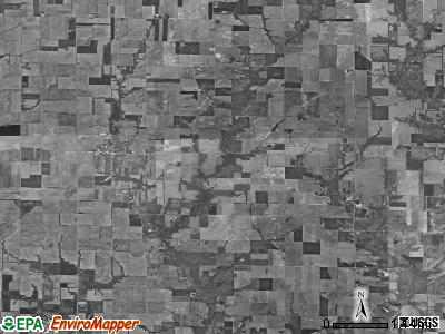 Bible Grove township, Illinois satellite photo by USGS