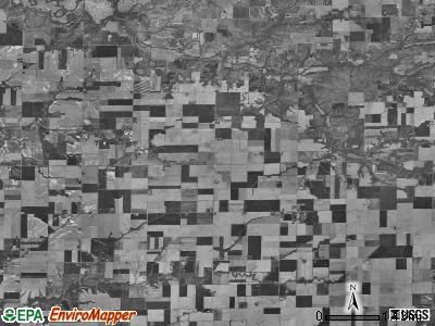Wilberton township, Illinois satellite photo by USGS