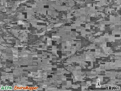 Pixley township, Illinois satellite photo by USGS
