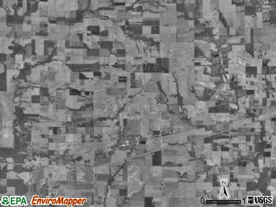 Noble township, Illinois satellite photo by USGS